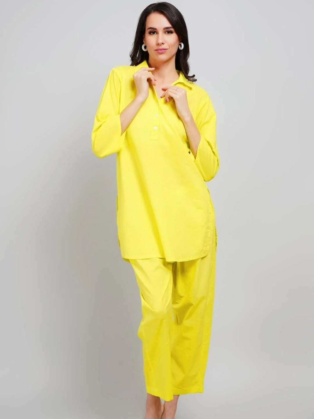 Lavantika Solid Tunic & Trousers Co-ords
