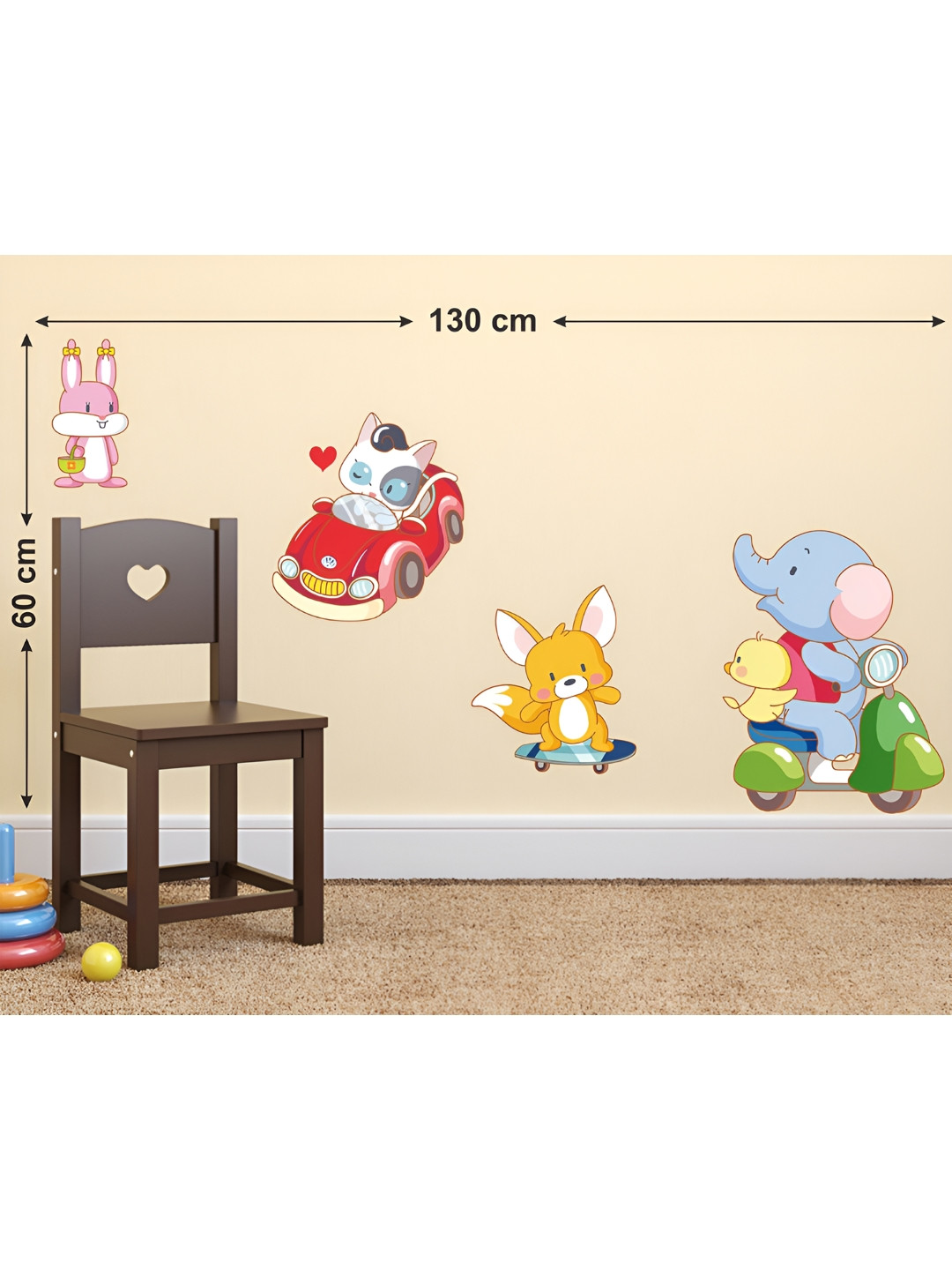 Kids playing wallsticker