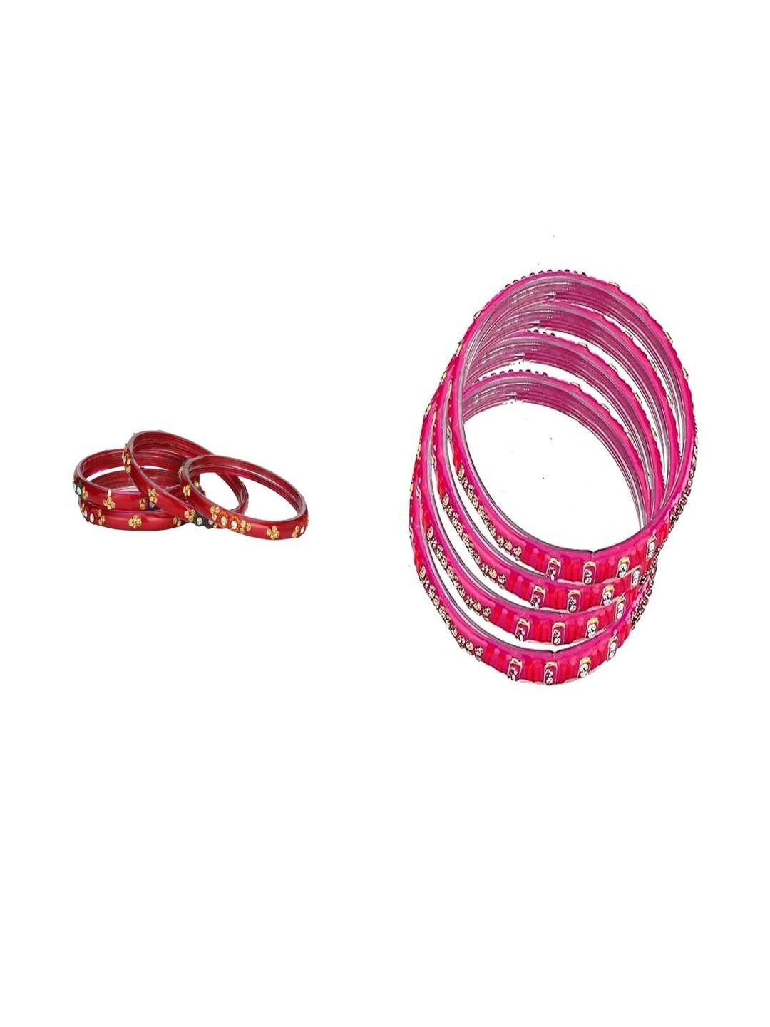 Somil Women Combo of Artificial Stones Studded Bangles Set