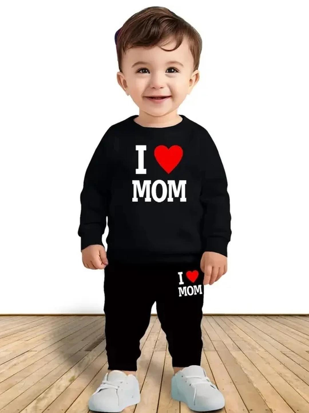 Fly Step Kids-Unisex Black Clothing Set