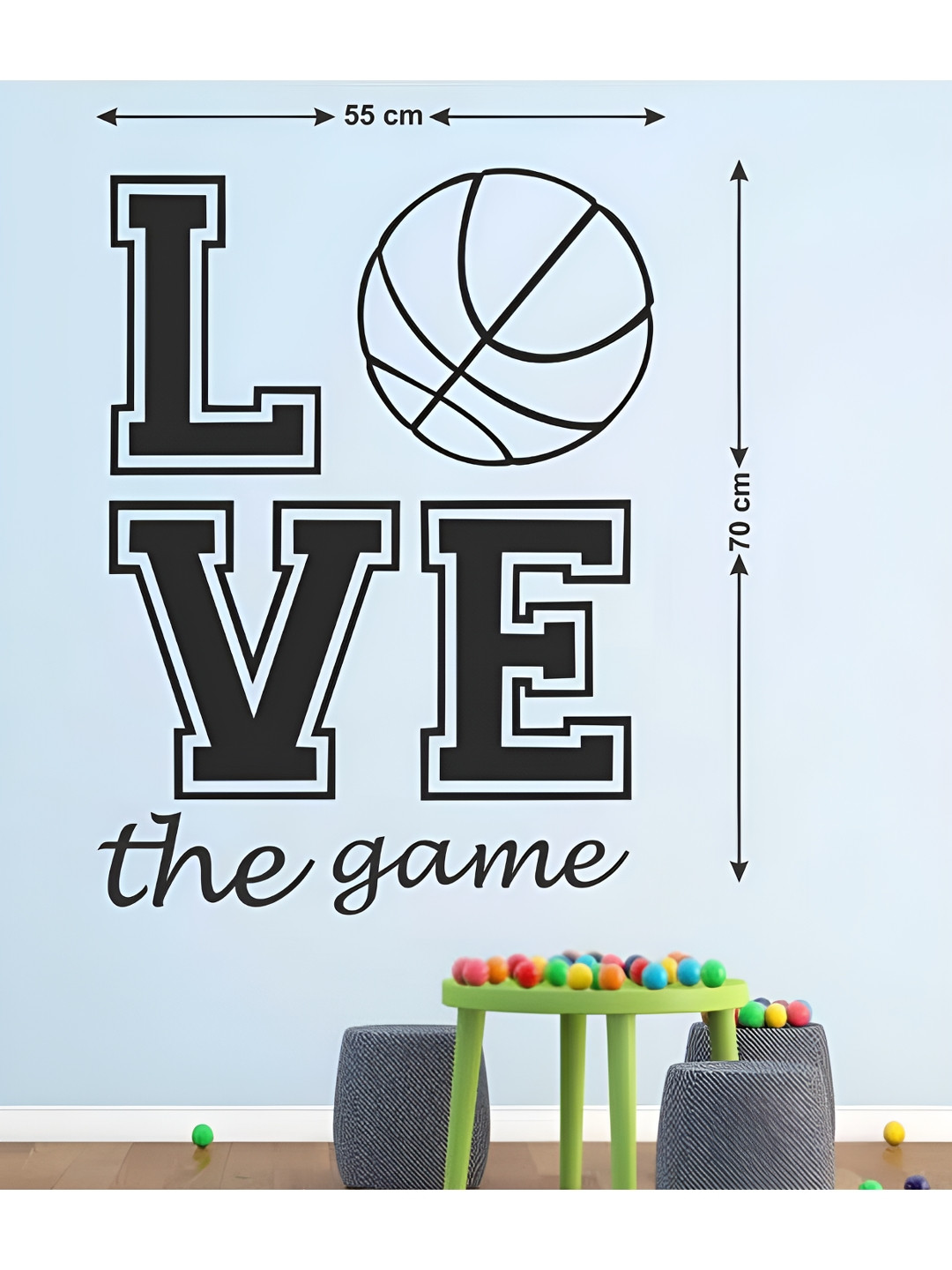 LANSTICK Game love wallsticker