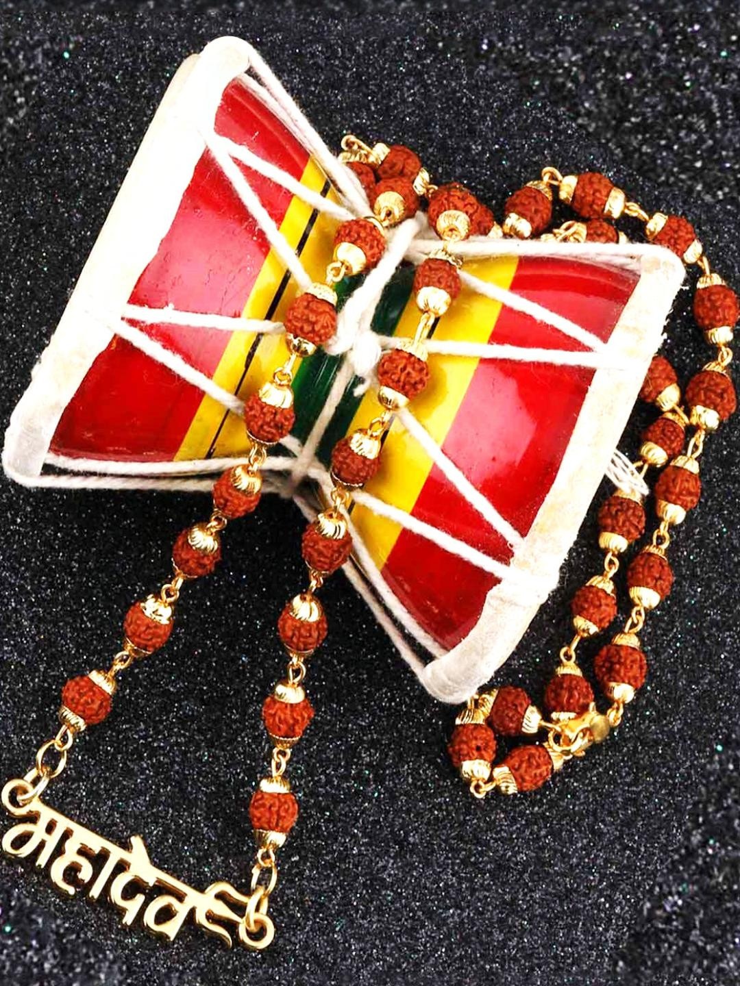 AusRich Unisex Mahadev Rudraksha Mala