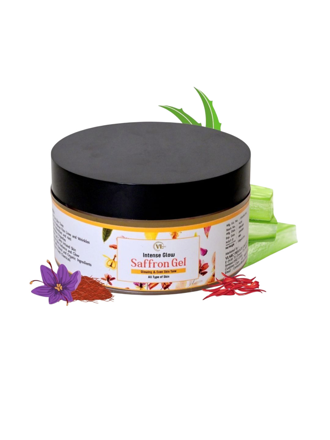 VLARC Intense Glow Saffron Gel For Even Skin Tone - 50 g