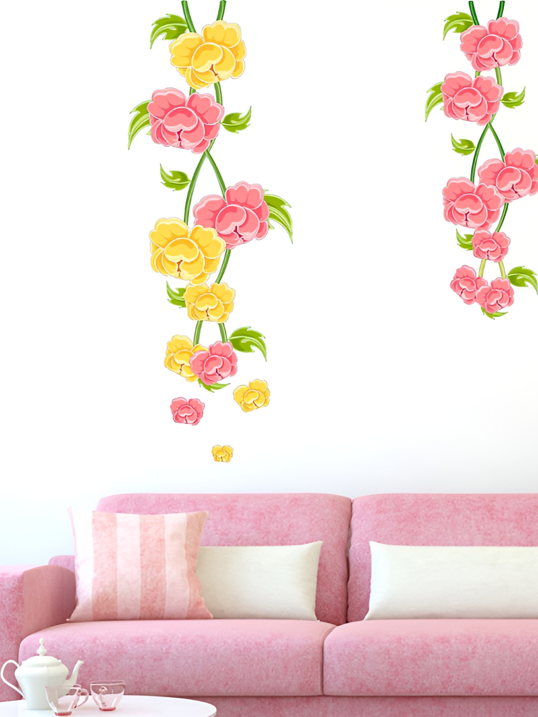 LANSTICK Flower design wallsticker