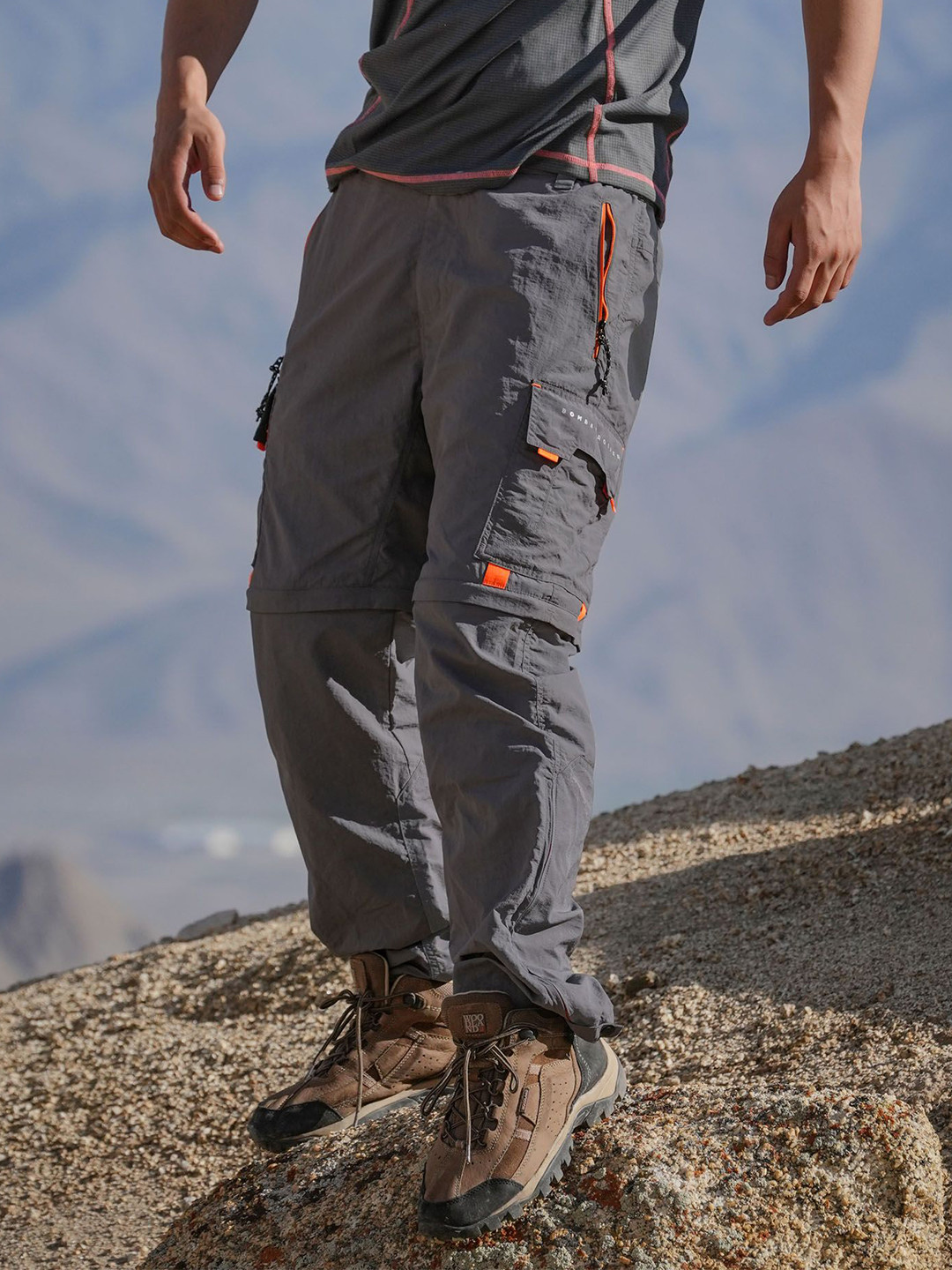 BOMBAY TROOPER Men Airwave Zippers Ultra Light Trekking Pants