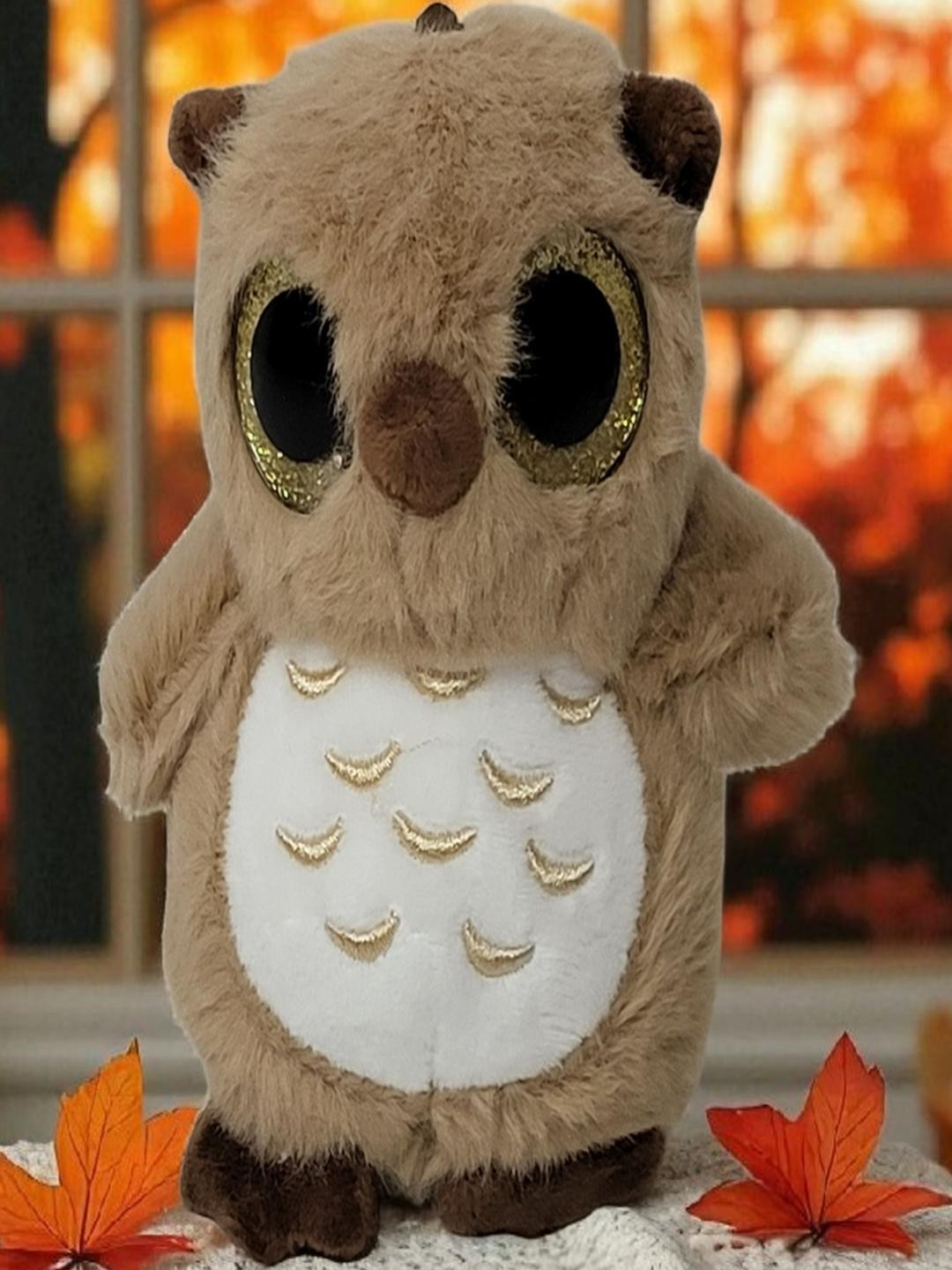 Brown Owl Soft Toy Keychain And Keyring