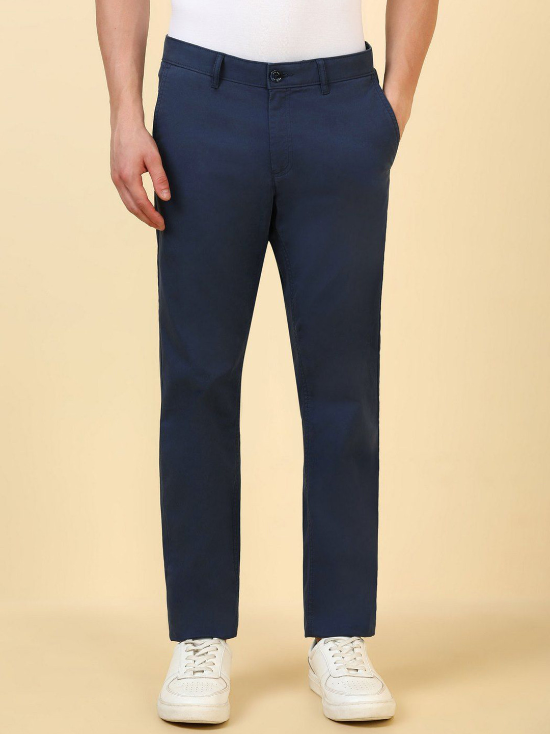 Allen Solly Men Slim Fit Mid-Rise Trousers