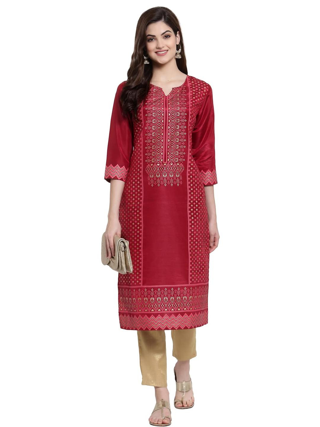 Rangavali Women Red Kurtas