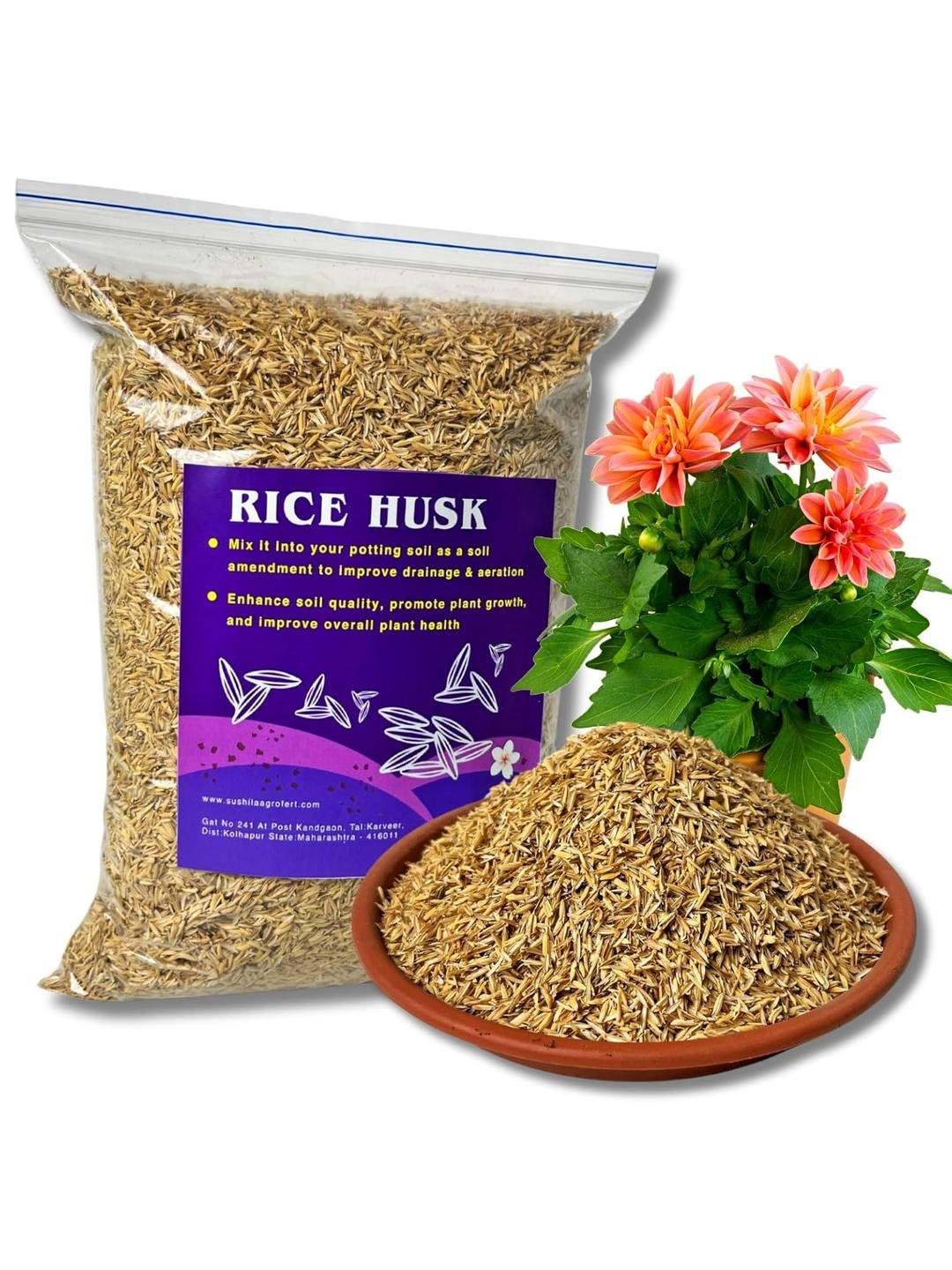 SUSHILA AGROFERT_Rice Husk-1Kg