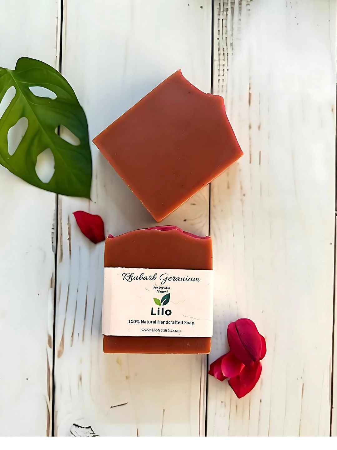 Lilo Naturals Rhubarb Geranium Soap Bar- 115 g