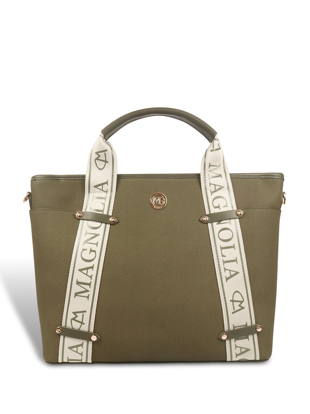 MAGNOLIA Women Solid Structured Tote Bag