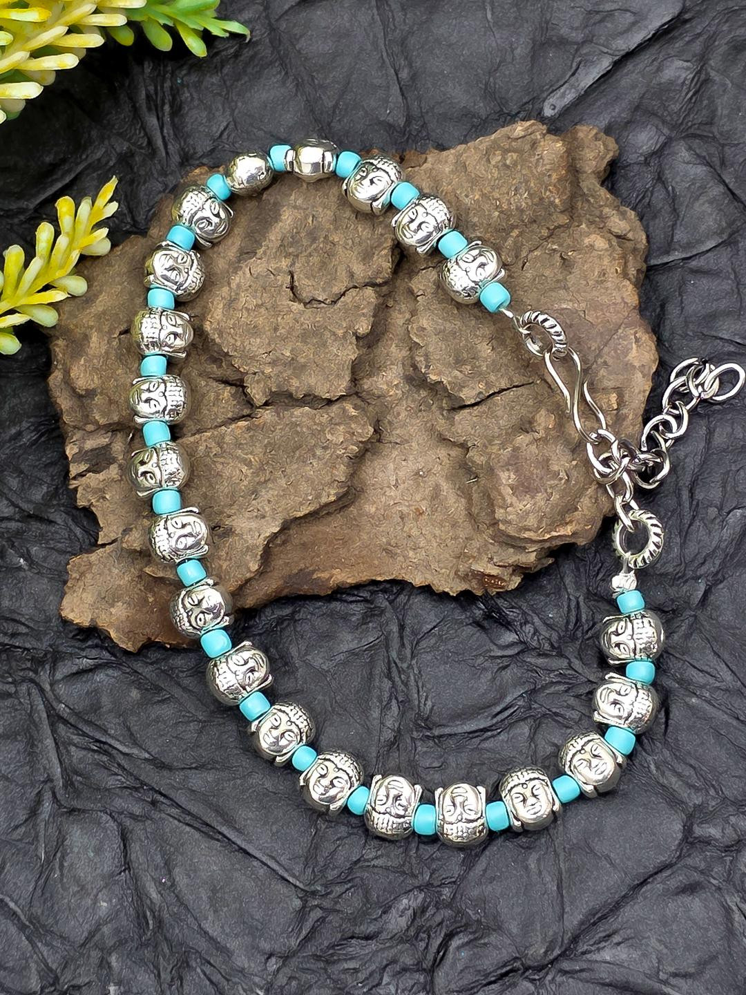 Oxy Jewels Women Turquoise Blue Bracelet