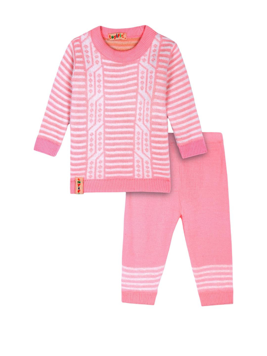toyific Kids Pink Sweaters
