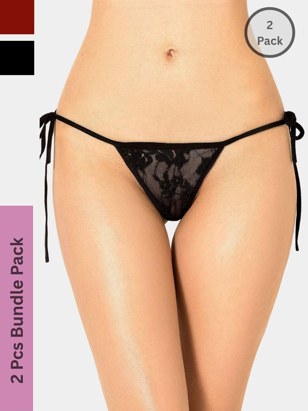 ZERJAMA Women Maroon Briefs