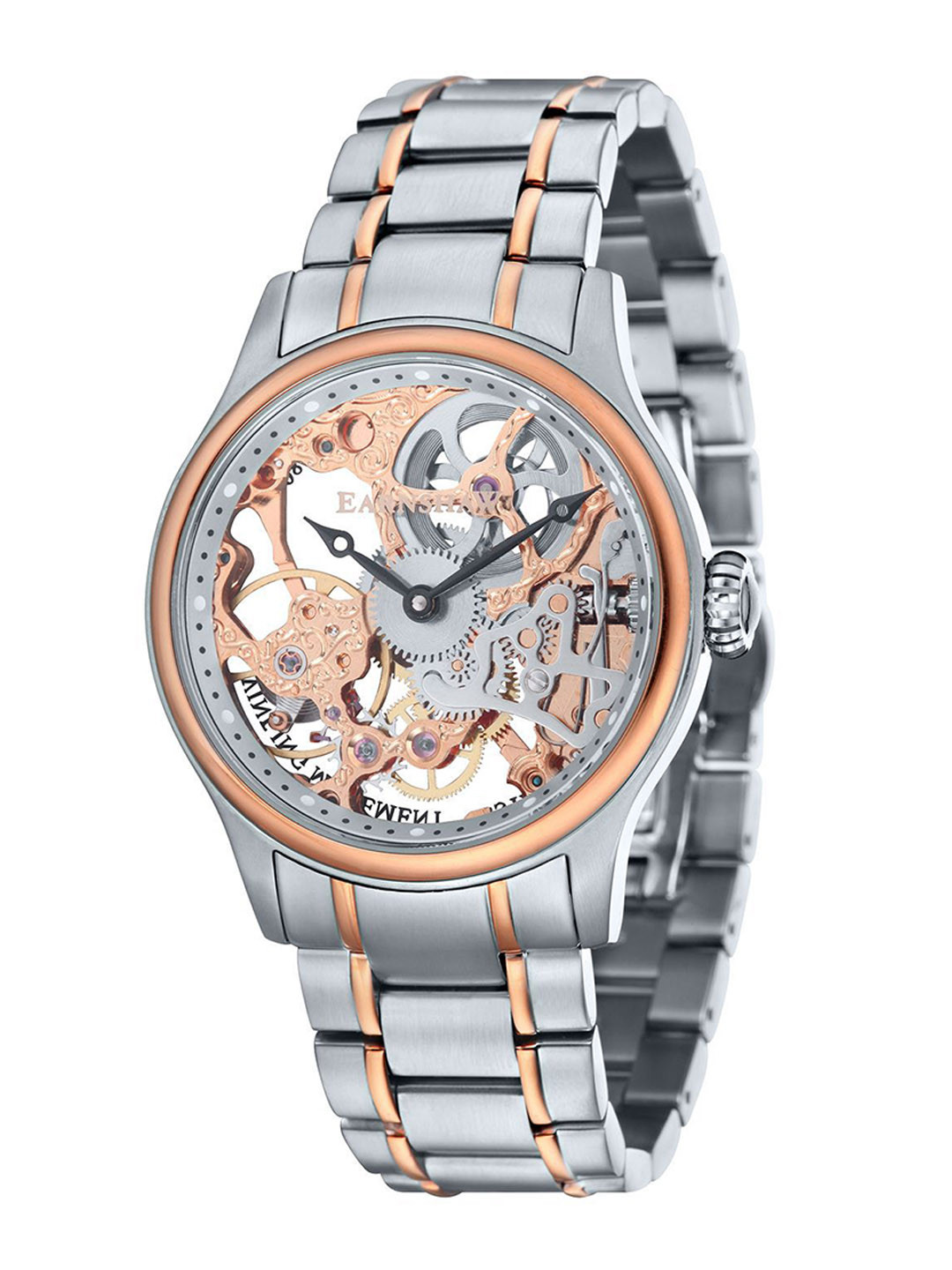 EARNSHAW Men Stainless Steel Bracelet Style Analogue Motion Powered Watch ES-8049-33