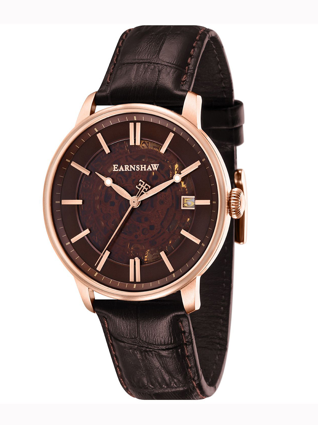 EARNSHAW Men Analogue Automatic Motion Powered Watch ES-8075-03