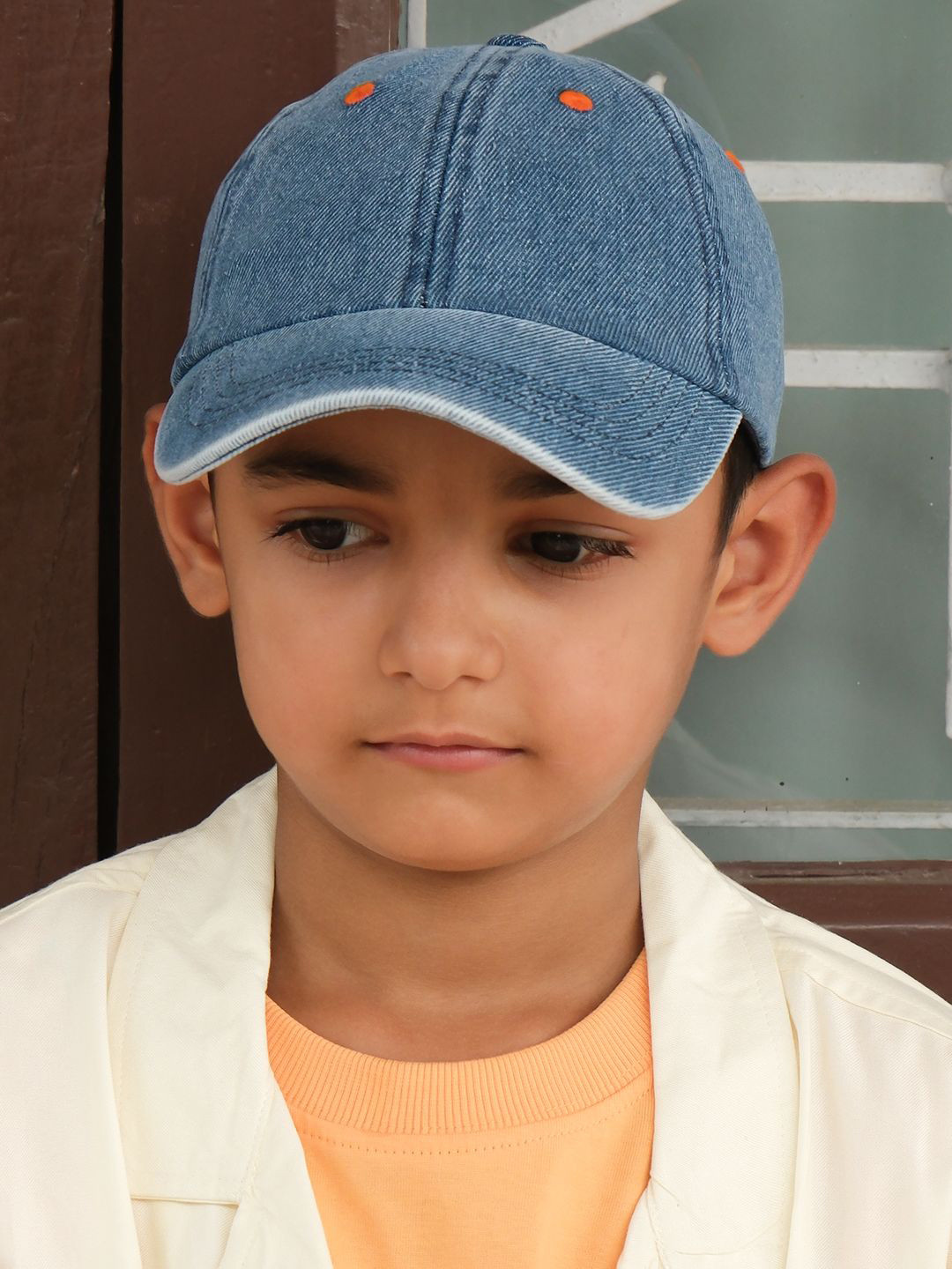 DukieKooky Kids Denim Baseball Cap