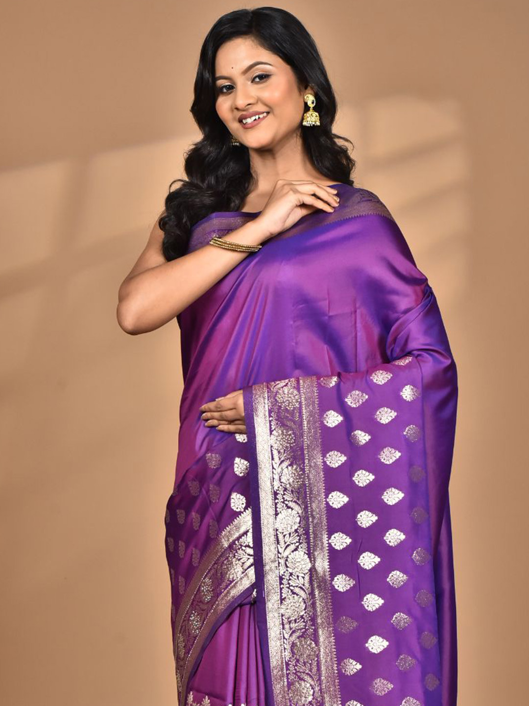 Morchari Woven Design Heavy Kolhapuri Saree