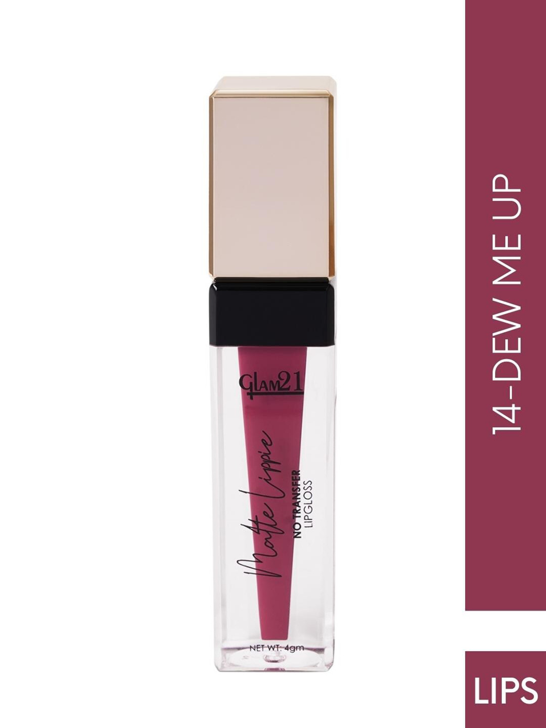 GLAM21 Matte Lippie Lightweight Creamy No-Transfer Lip Gloss 4g - Dew Me Up 14