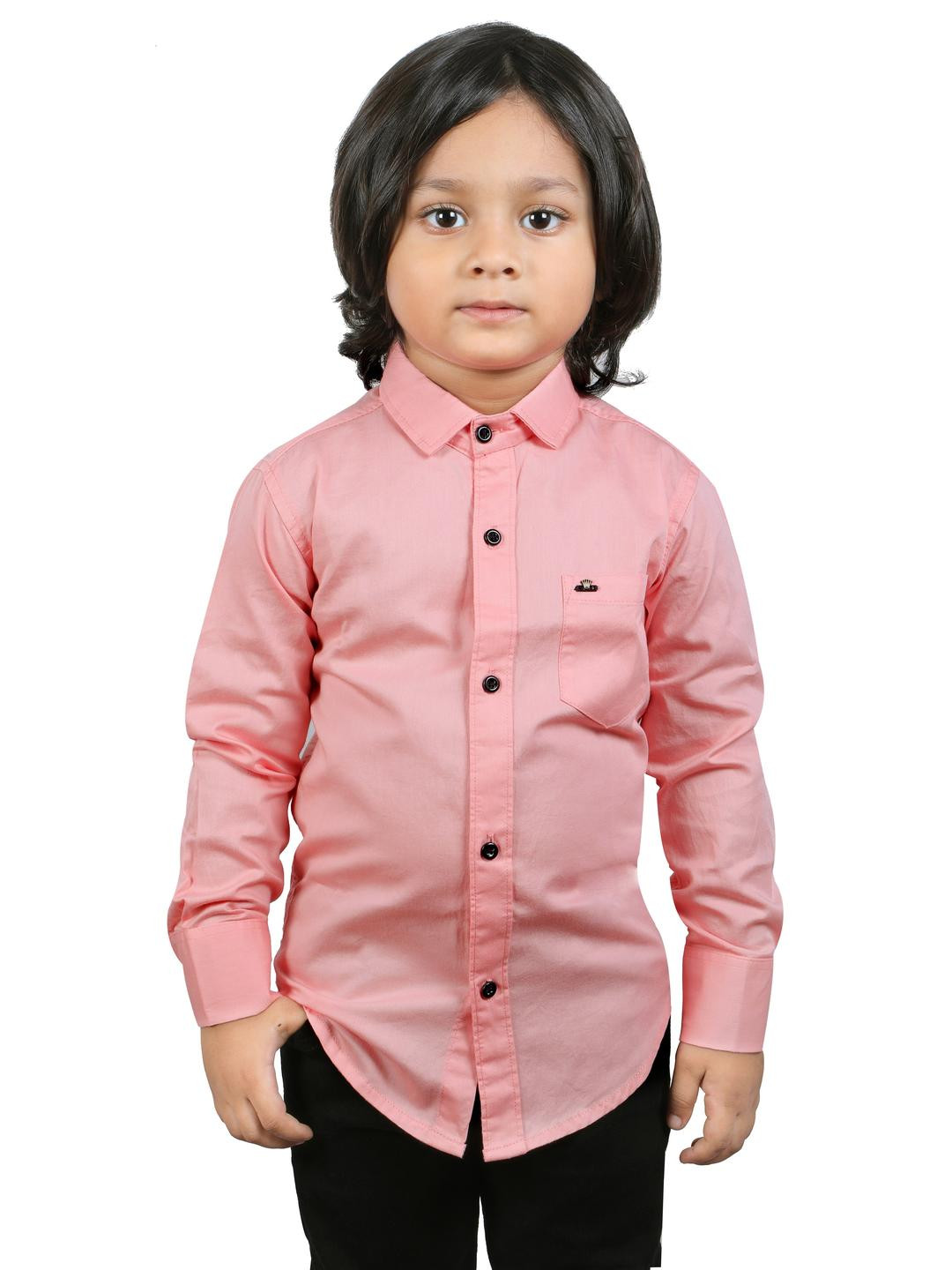 Qurobri Boys Cotton Casual Shirt