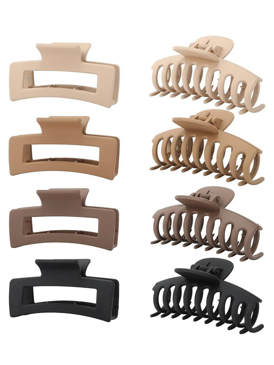 DIVASTRI Set Of 6 Trendy Hair Claw Clips