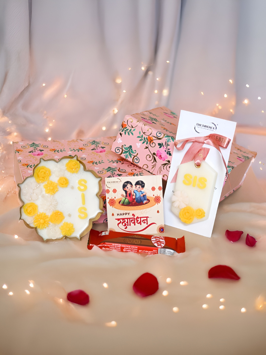 ENCEBIENCE Sister Special Elegant Rakhi Gift Set