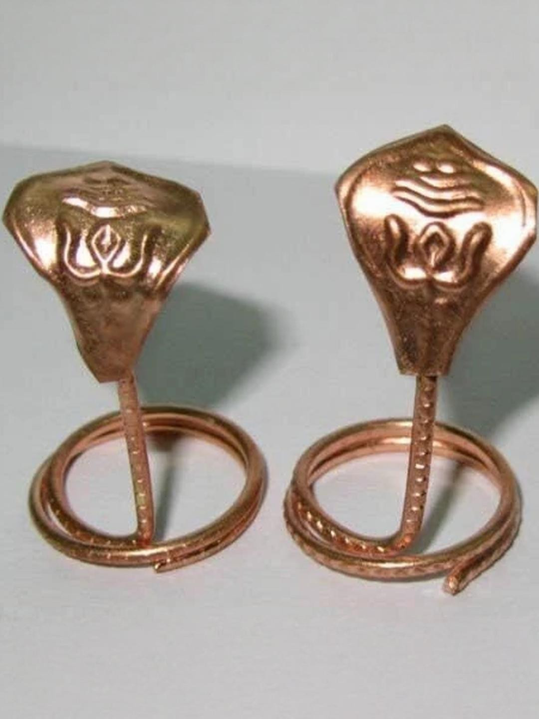ASTRO-D Copper Shivling Shesh Naag Joda 2 Piece (1 Pair) LAL KITAB Remedy