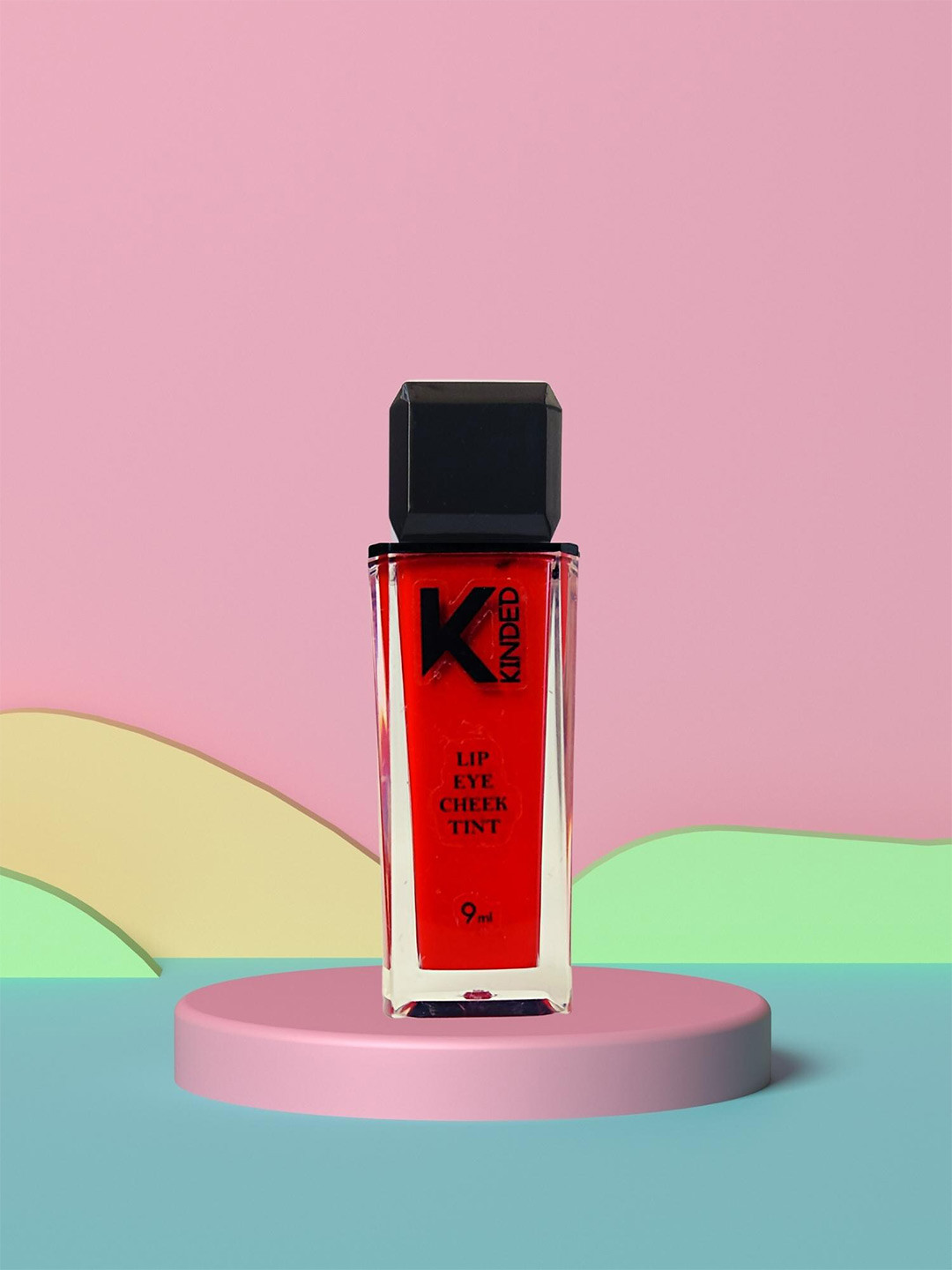 KINDED Lip Eye Cheek Tint with Vitamin E 9 ml - Vermilion Red 03