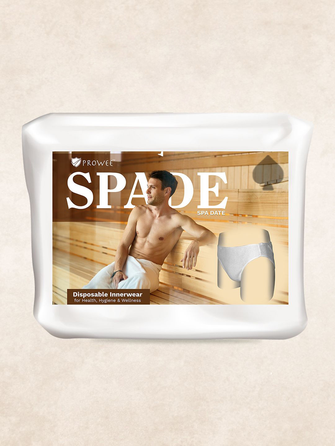 Prowee Mid-Rise Sweat Absorption Disposable Basic Brief