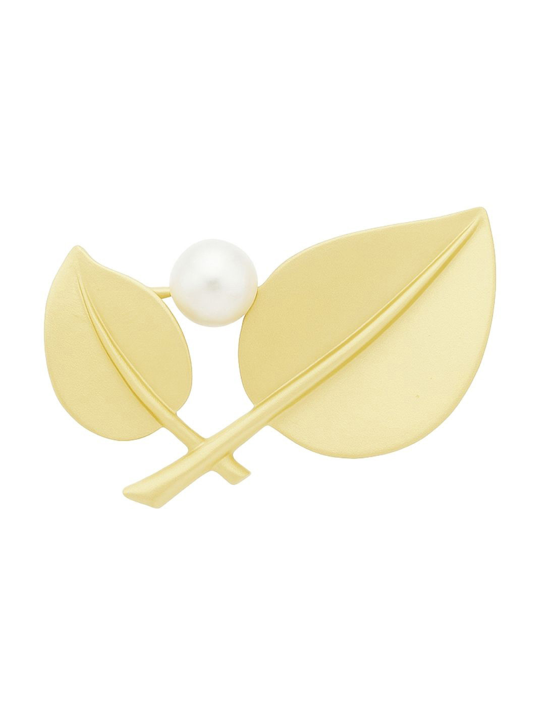 Leonardi Men Statement Leaf Brooch