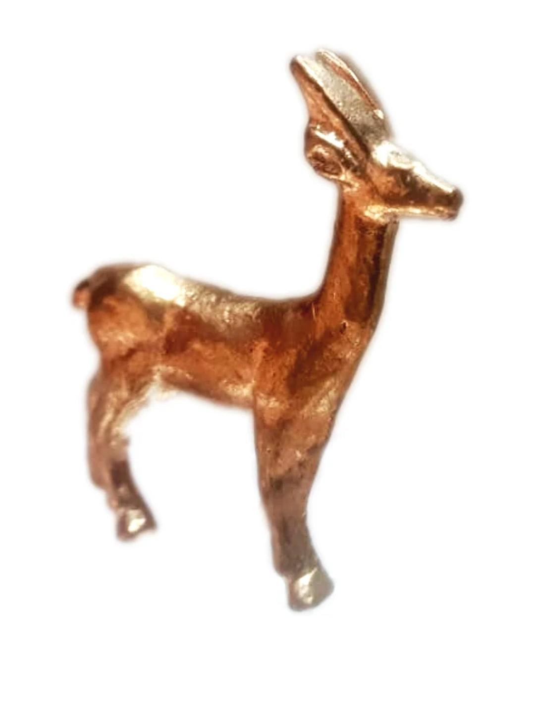 ASTRO-D Copper Deer(Hiran) Idol VASTU & jyotish Remedy(Set of 2)