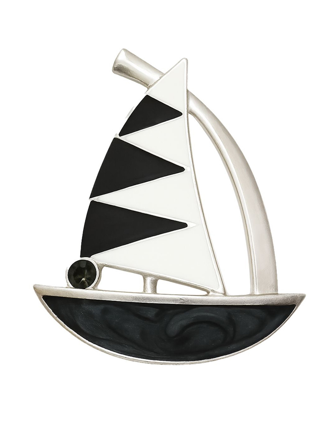 Leonardi Mens Sailboat Statement Brooch