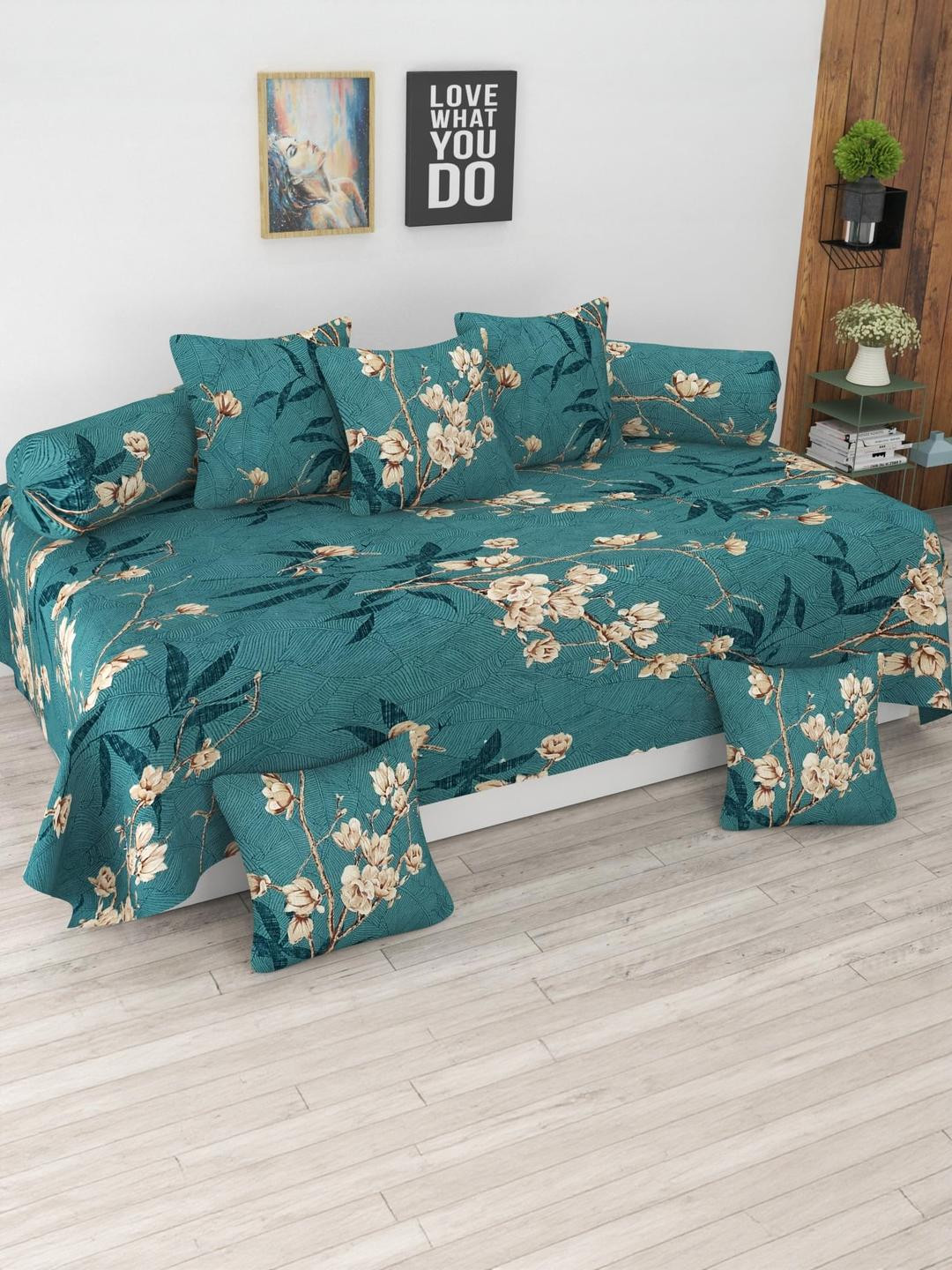 Hiyanshi Home Furnishing Cotton 8-Piece Diwan Set