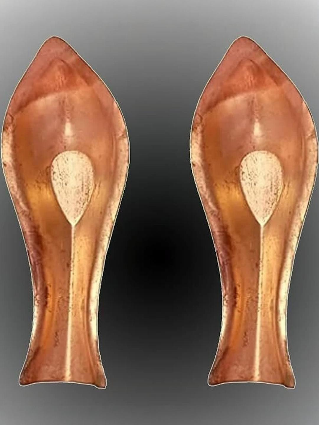 ASTRO-D Copper Kosha Kushi for Puja (2 Piece 3 INCH)