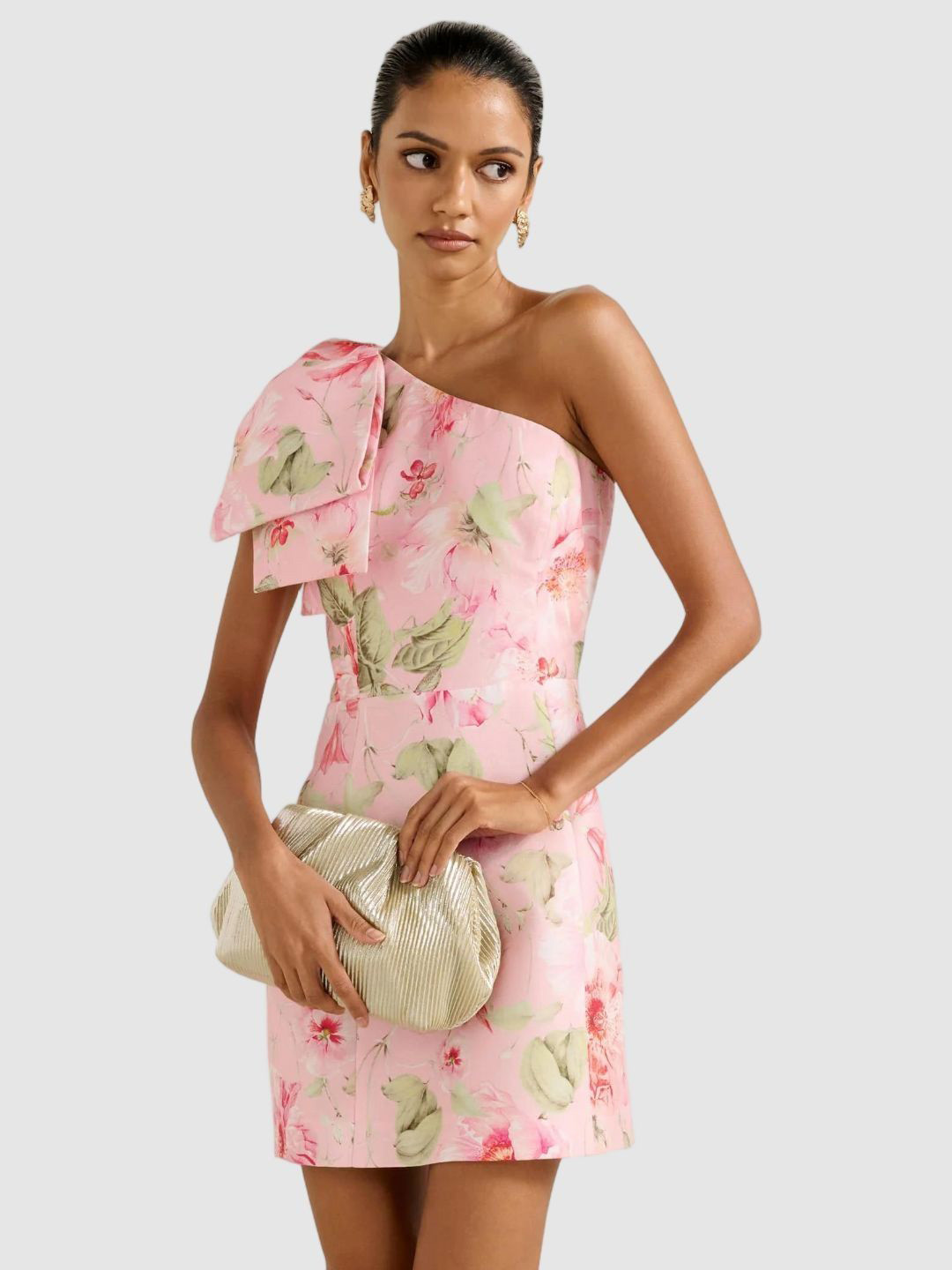 Forever New Darcy Petite One Shoulder Mini Dress