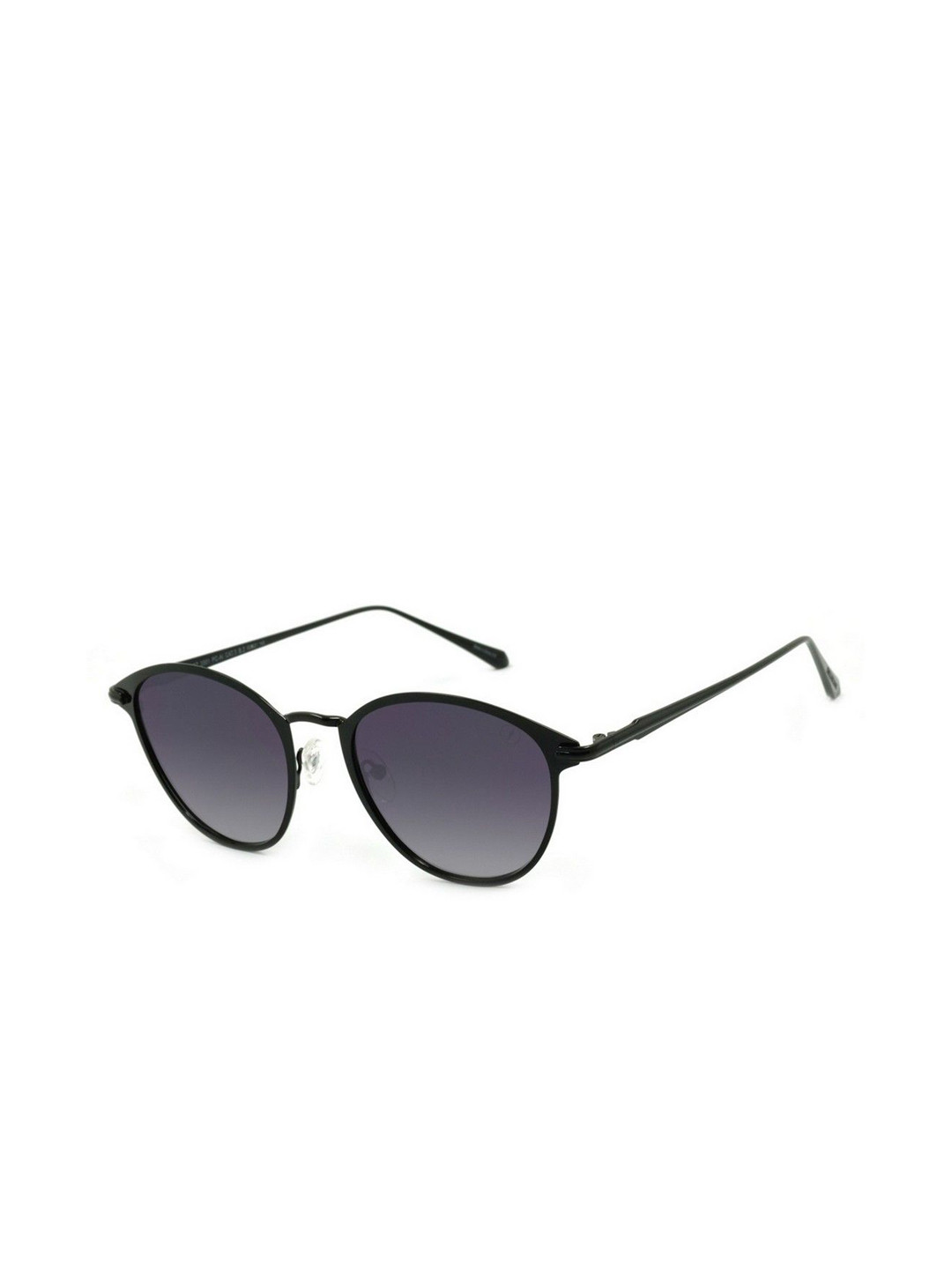 Chilli Beans Unisex Black Lens & Black Round Sunglasses with