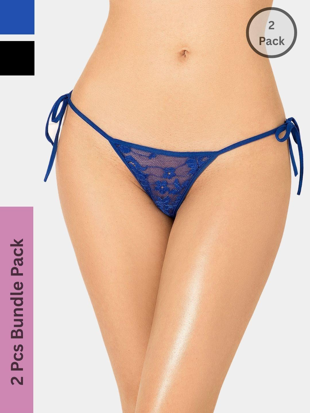 ZERJAMA Women Blue Briefs