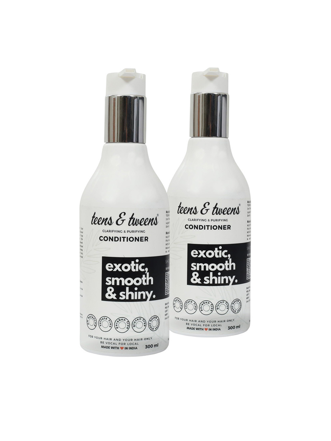 Teens &Tweens Set Of 2 Clarifying & Purifying Conditioner For Shiny Hair - 300 ml Each