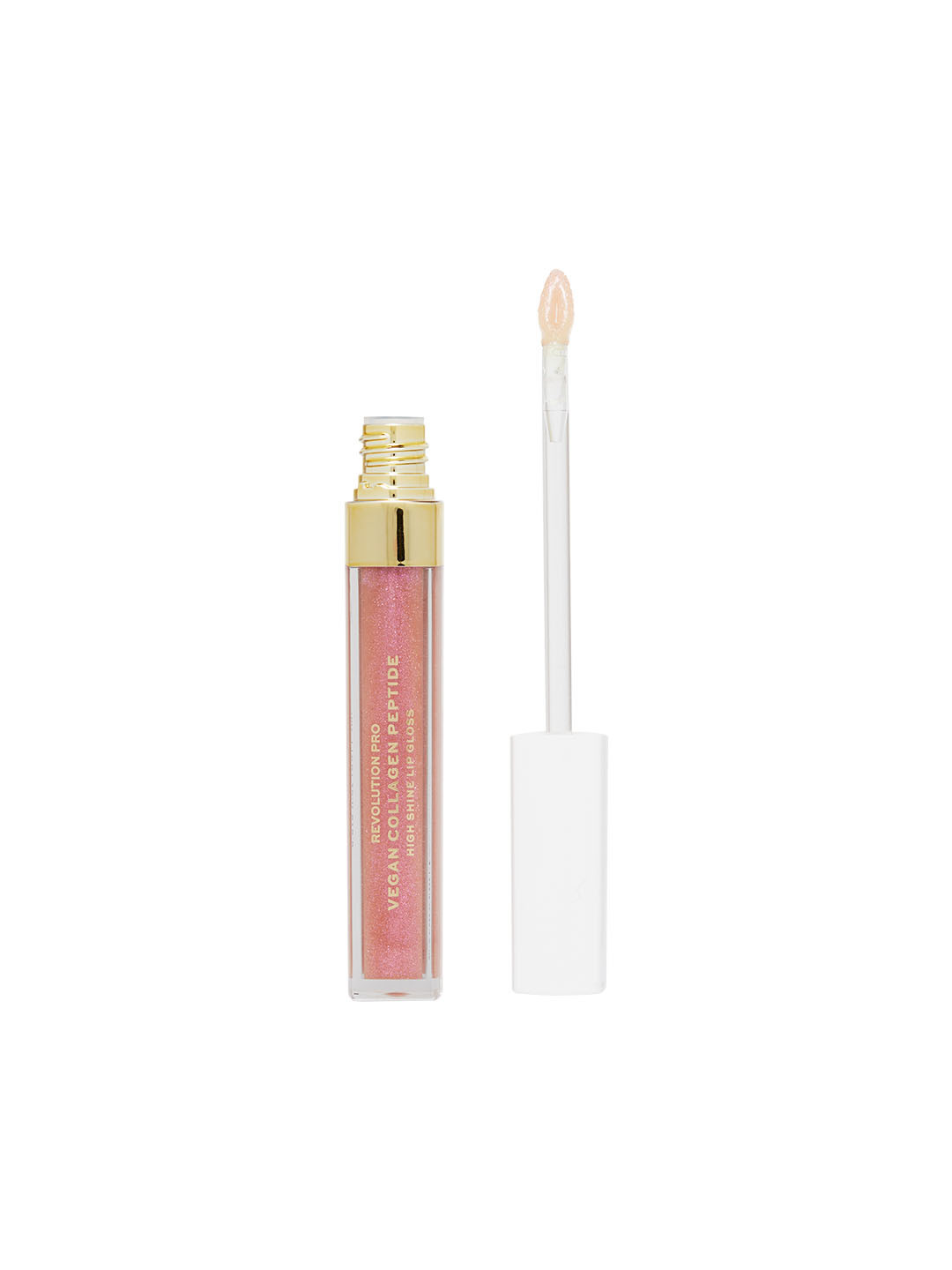Makeup Revolution London Revolution Pro Vegan Collagen Peptide Shine Lip Gloss 4ml- Bijoux