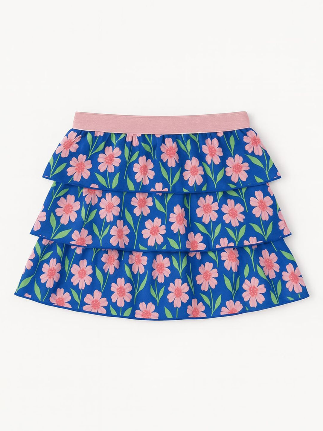 ZIP ZAP ZOOP Girls Floral Printed Mini Skirt