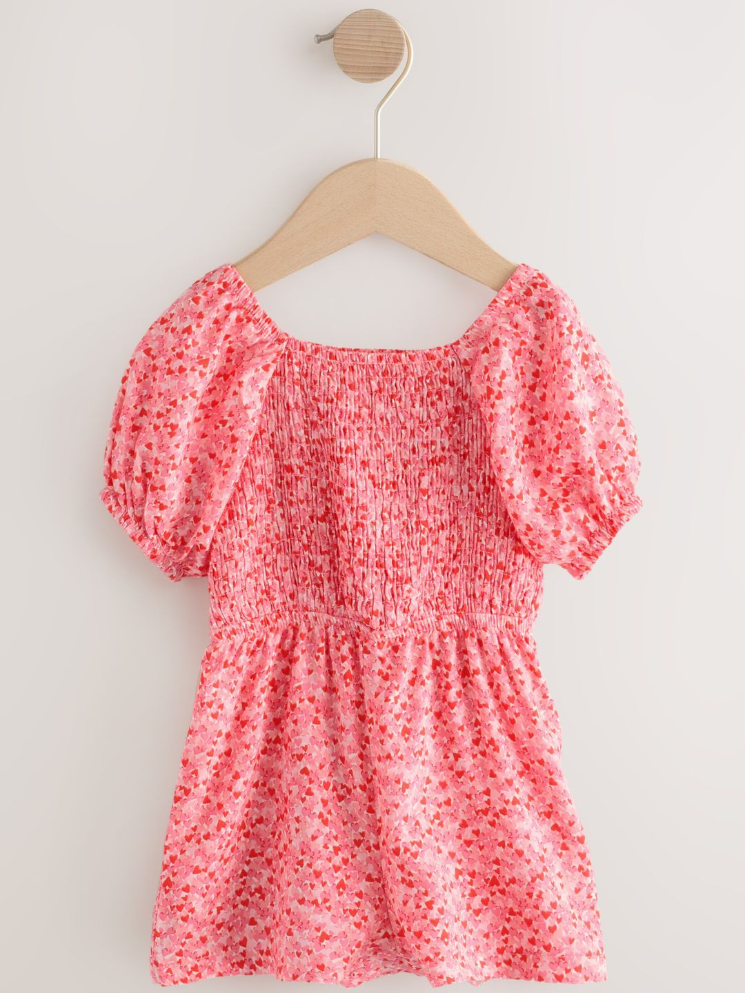 NEXT Girls Floral Printed Shirred Jumpsuit