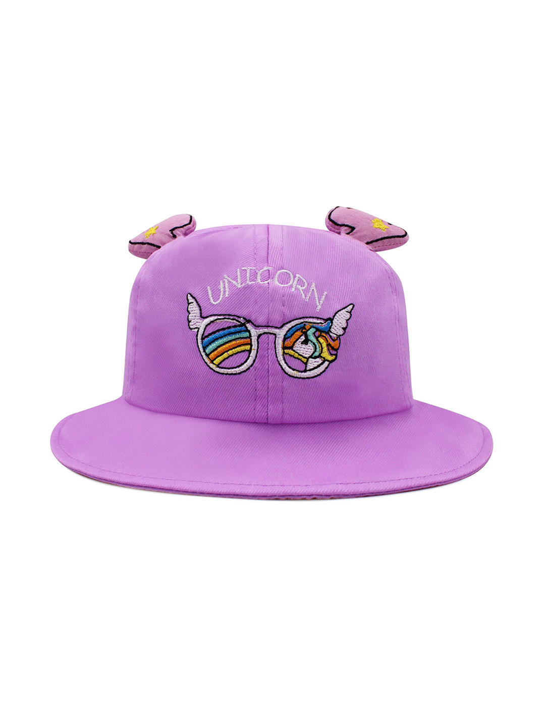 JENNA Kids Purple Embroidered Sun Hat