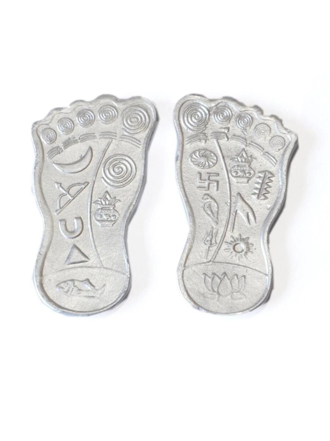 ASTRO-D Laxmi Charan  Silver Use in Laxmi puja (4gm)