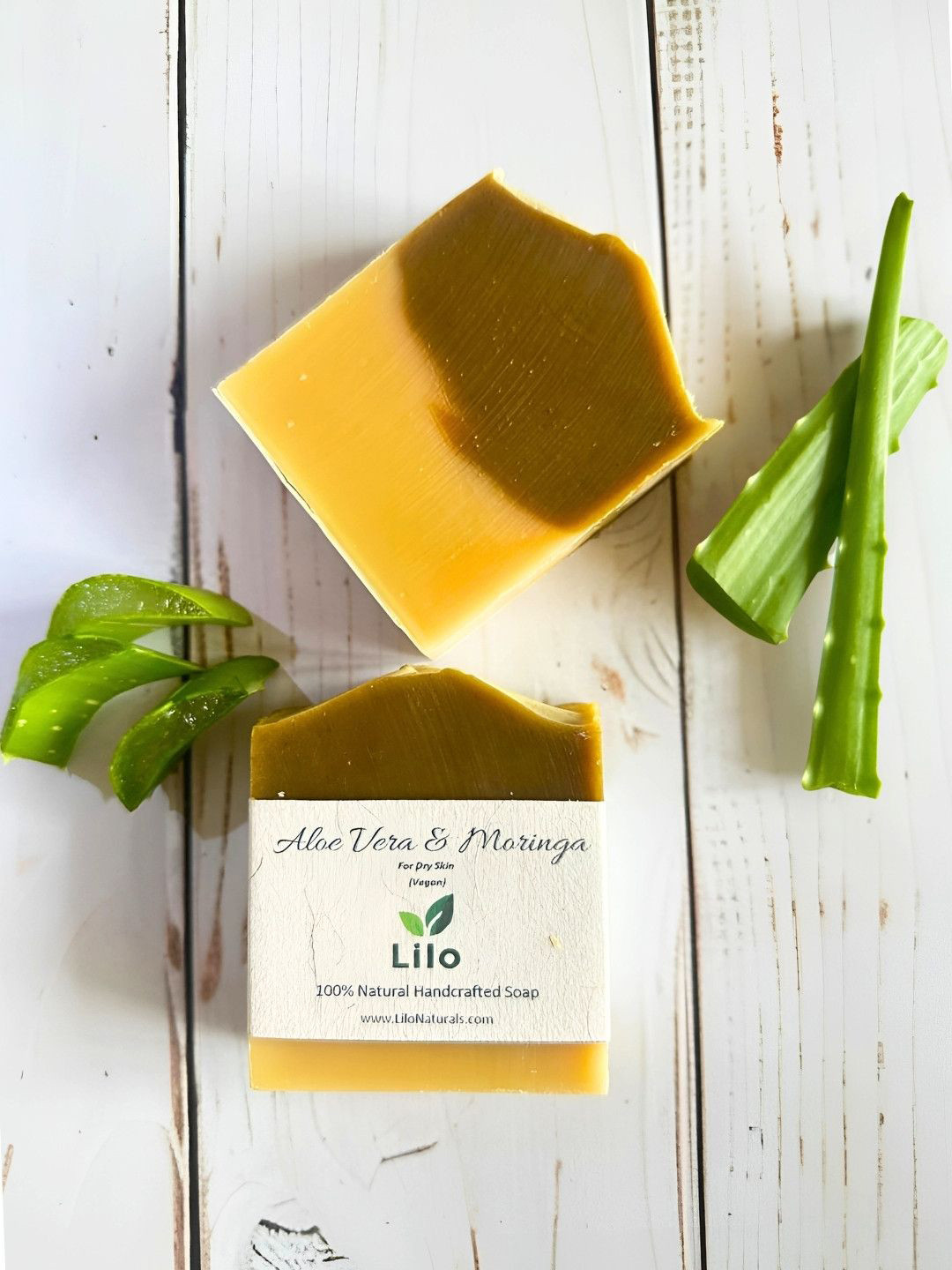 Lilo Naturals Aloe Vera & Moringa Soap Bar- 115 g