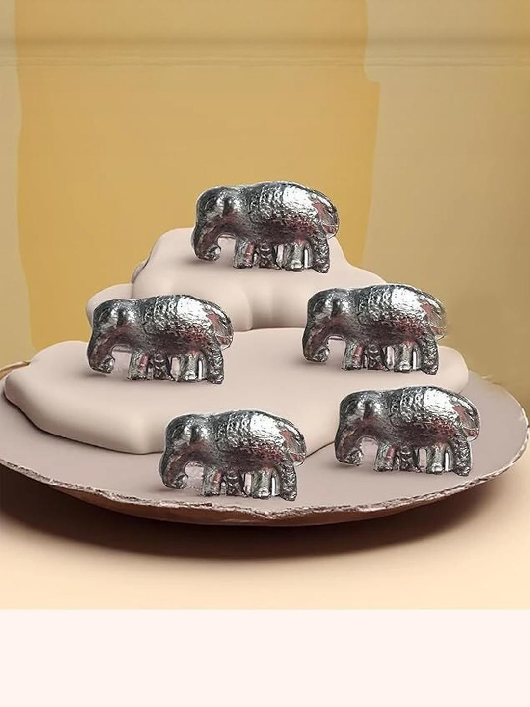 ASTRO-D hathi/Elephant Figurines 5 Pieces- for Floating in Water- 5 pcs