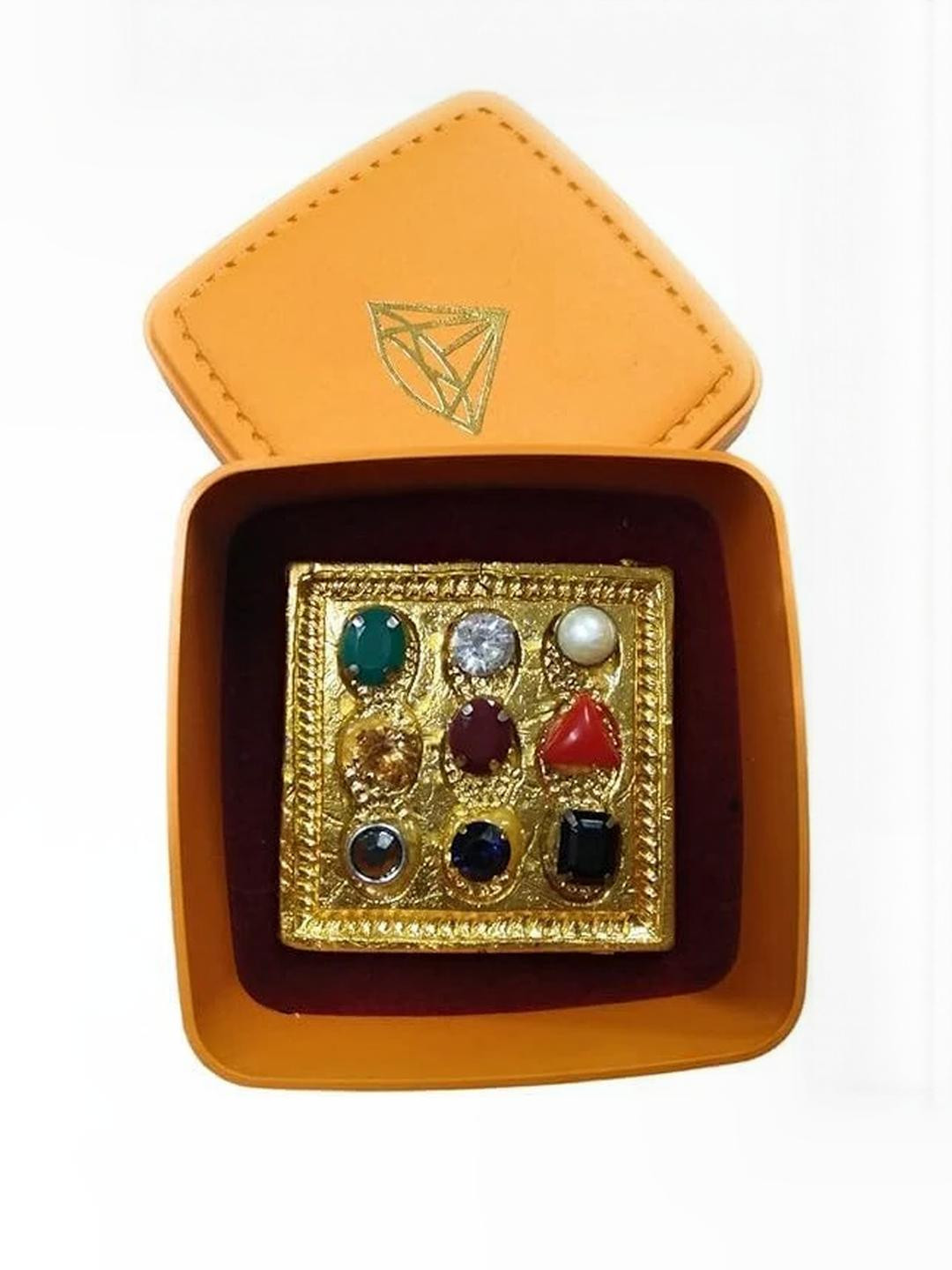 ASTRO-D Navgrah Yantra with Nine Planets Stone Pooja and Wealth/Business