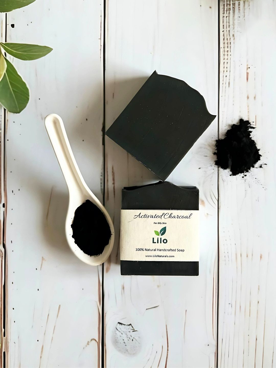 Lilo Naturals Activated Charcoal Soap Bar- 115 g