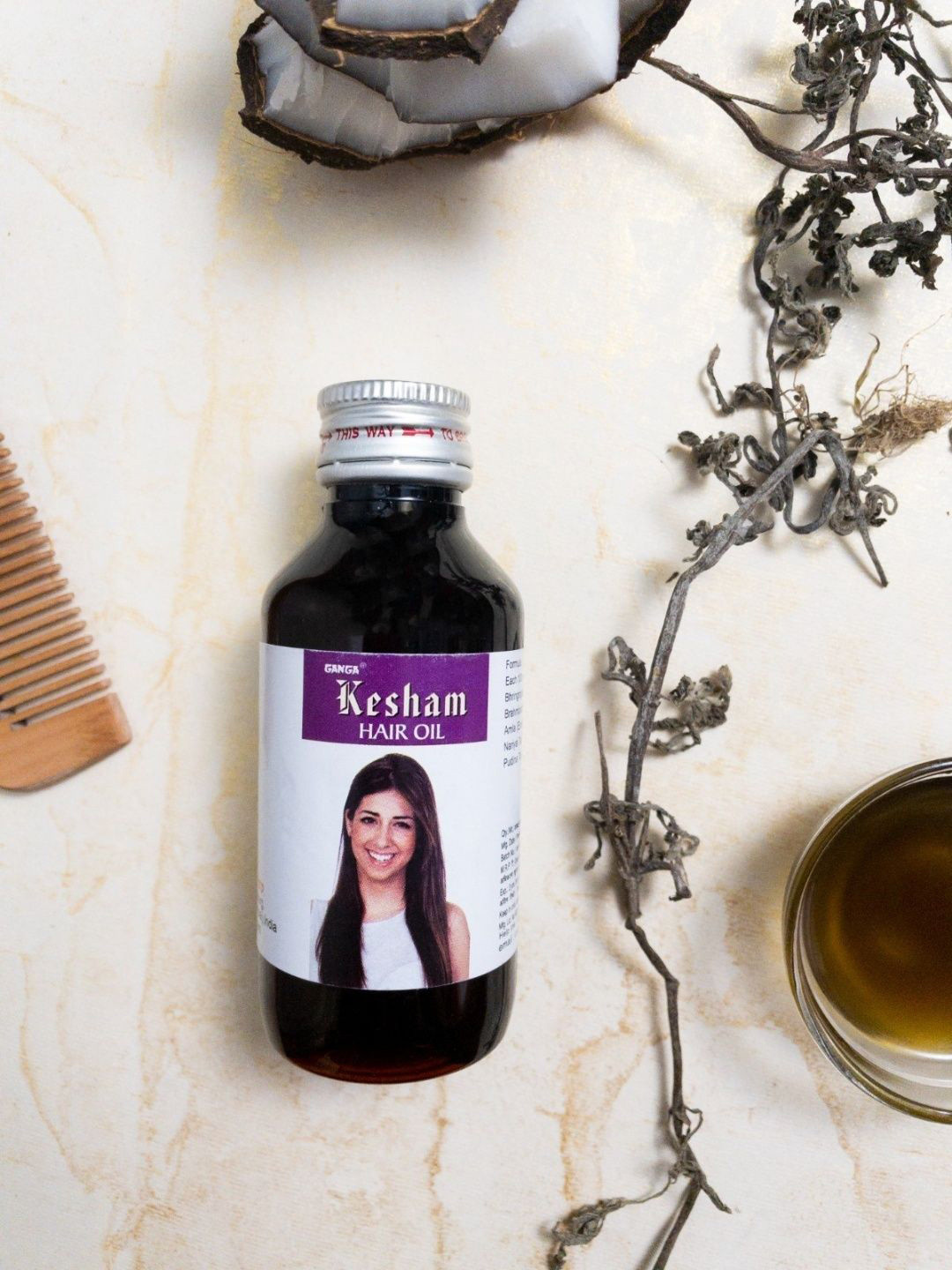 Ganga Kesham 100% Ayurvedic Hair Oil - 100ml