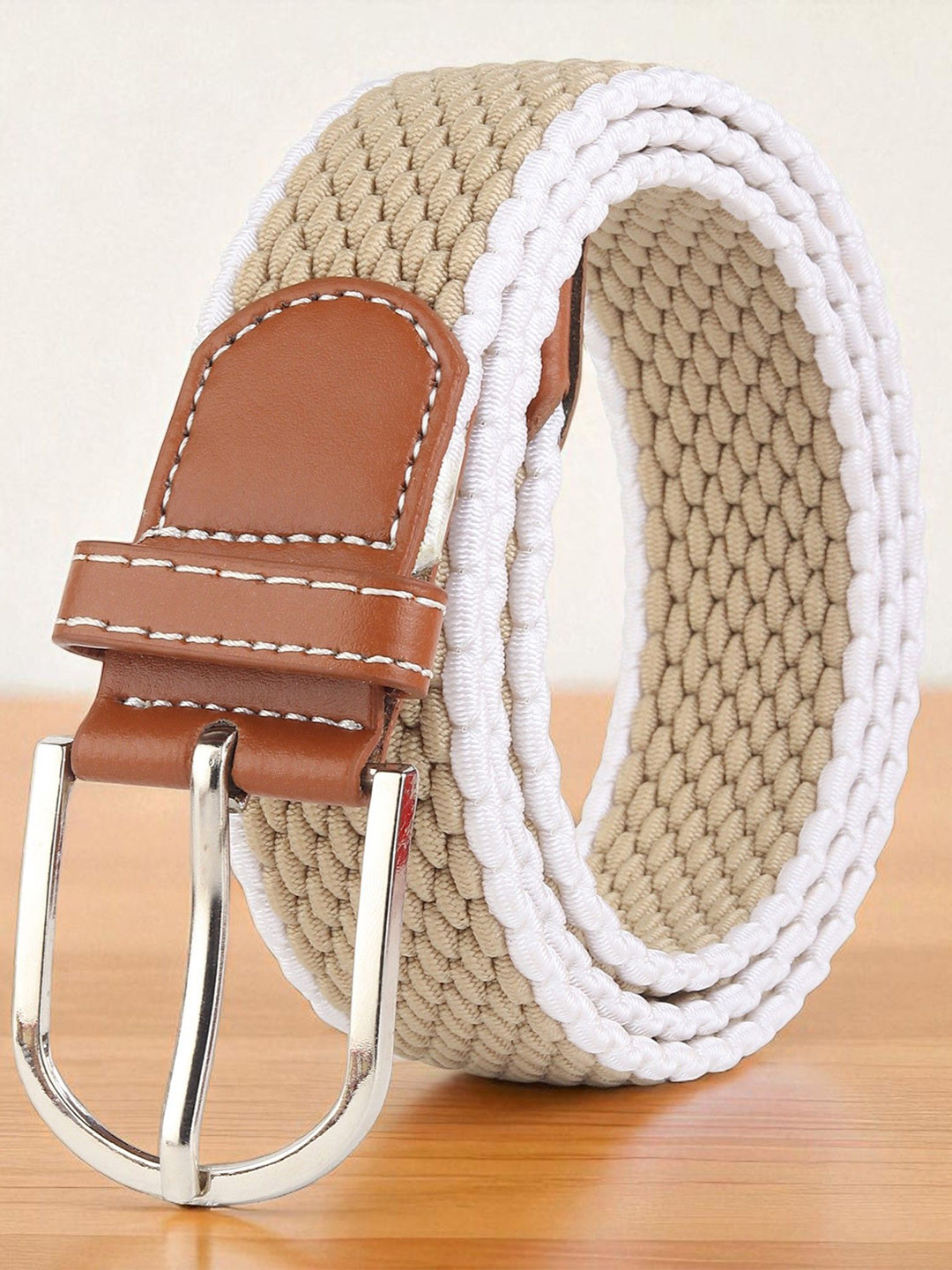 DressBerry Women Printed Strechable Belt With Push Pin Closure