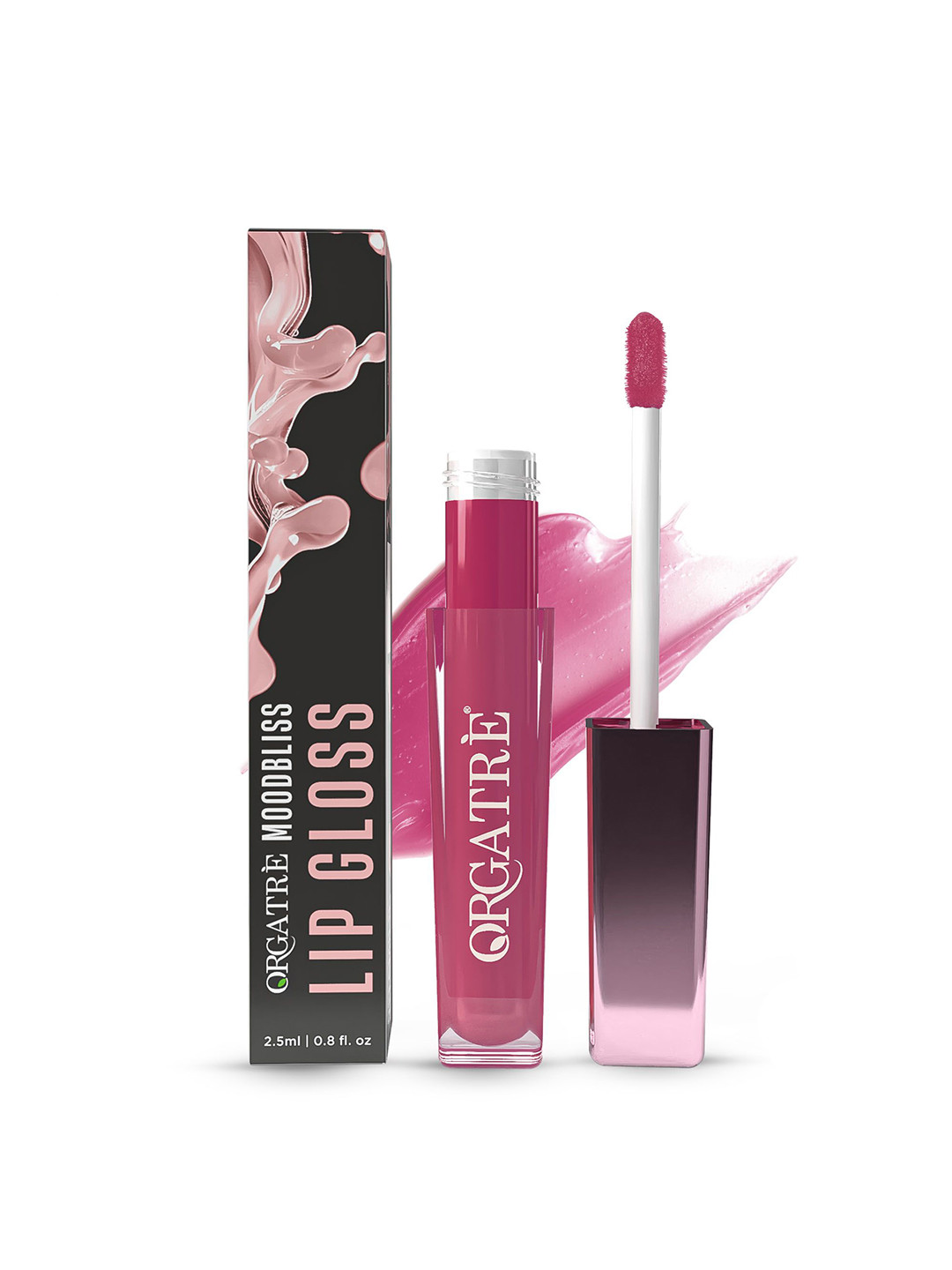 Orgatre MoodBliss Instant Shine & Glossy Finish Lip Gloss 2.5 ml - Muted Violet
